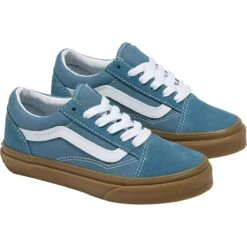 Vans Old Skool Shoe - Kids' -Hot Sale Shoe Shop BLUTRUWHI D1
