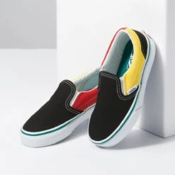 Vans Color Block Classic Slip-On Shoe - Kids' -Hot Sale Shoe Shop COBLBLMU D4