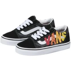 Vans Flame Old Skool V Skate Shoe - Toddlers' -Hot Sale Shoe Shop FLLOREBLMU D1