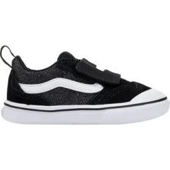 Vans Glitter ComfyCush New Skool V Shoe - Toddlers' -Hot Sale Shoe Shop GLBLTRWH