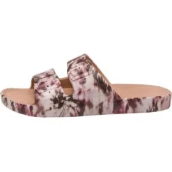 Freedom Moses Two Band Print Slide Sandal -Hot Sale Shoe Shop JOPCAM
