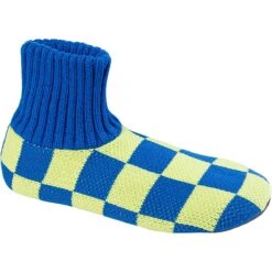 Checkerboard Sock Slippers