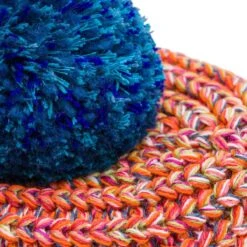 Super Mix Pom Rib Slippers -Hot Sale Shoe Shop REDMUL D1