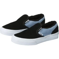 Vans Sherpa Suede Classic Slip-On Shoe - Kids' -Hot Sale Shoe Shop SHSUASBL D1