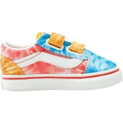 Vans Tie Dye Old Skool V Skate Shoe - Toddlers' 12 Vans Tie Dye Old Skool V Skate Shoe - Toddlers' -Hot Sale Shoe Shop TIDYBLMUTRWH