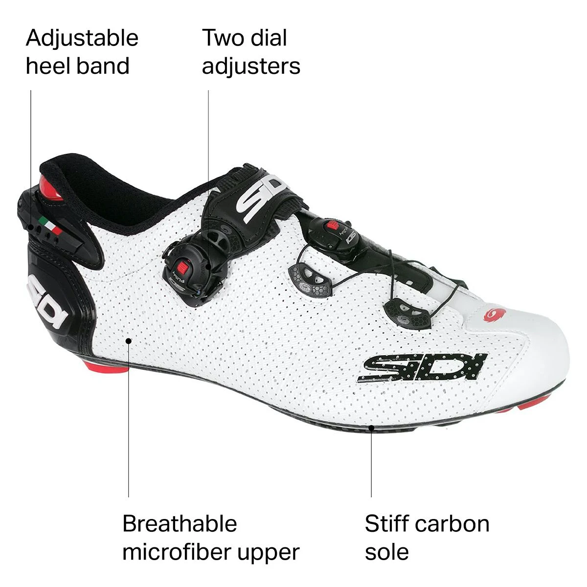 Sidi Wire 2 Air Vent Carbon Cycling Shoe - Men's 3 Sidi Wire 2 Air Vent Carbon Cycling Shoe - Men's